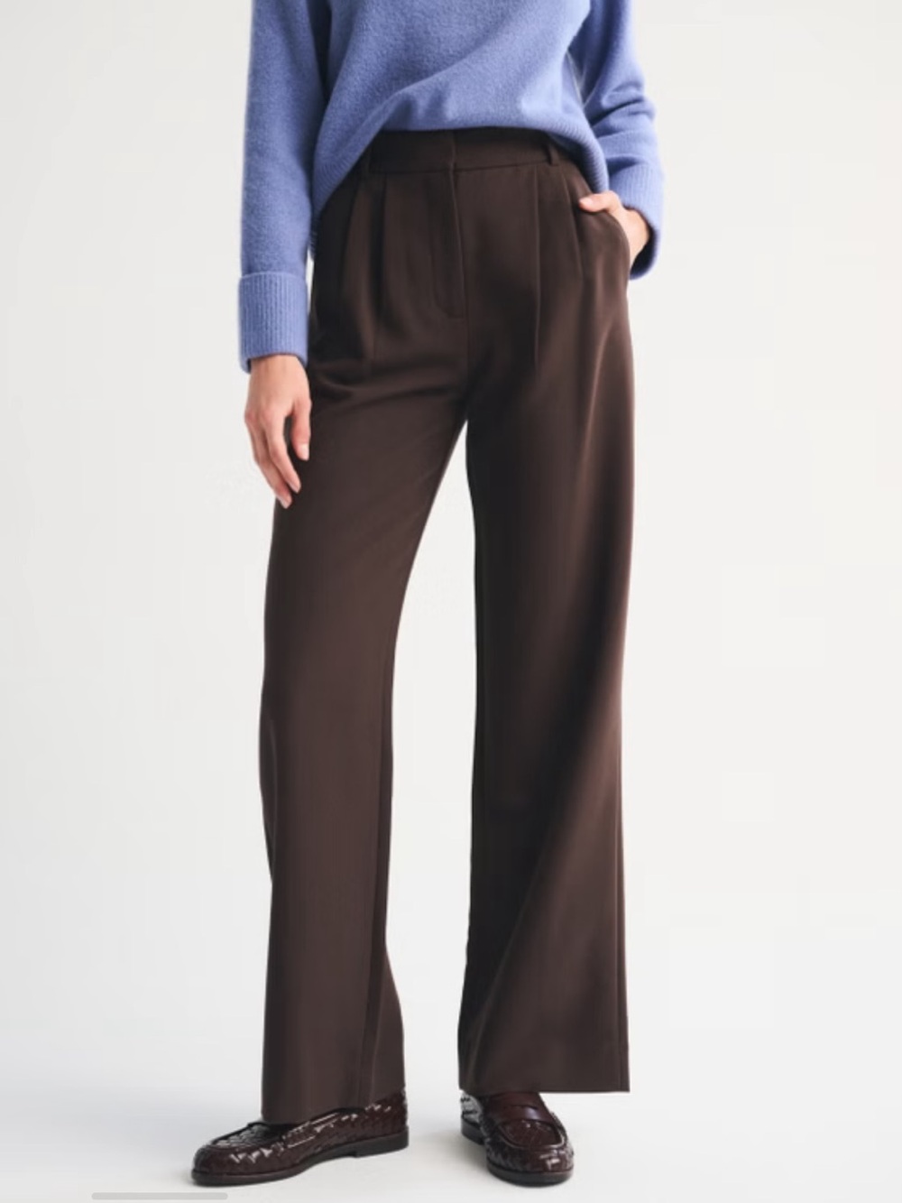 Abercrombie Sloane Tailored Wide Leg Trouser
